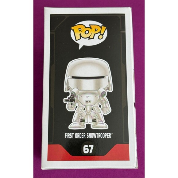 Funko Pop! Vinyl: Star Wars - Snowtrooper (First Order) #67 Box Damage - Picture 5 of 5